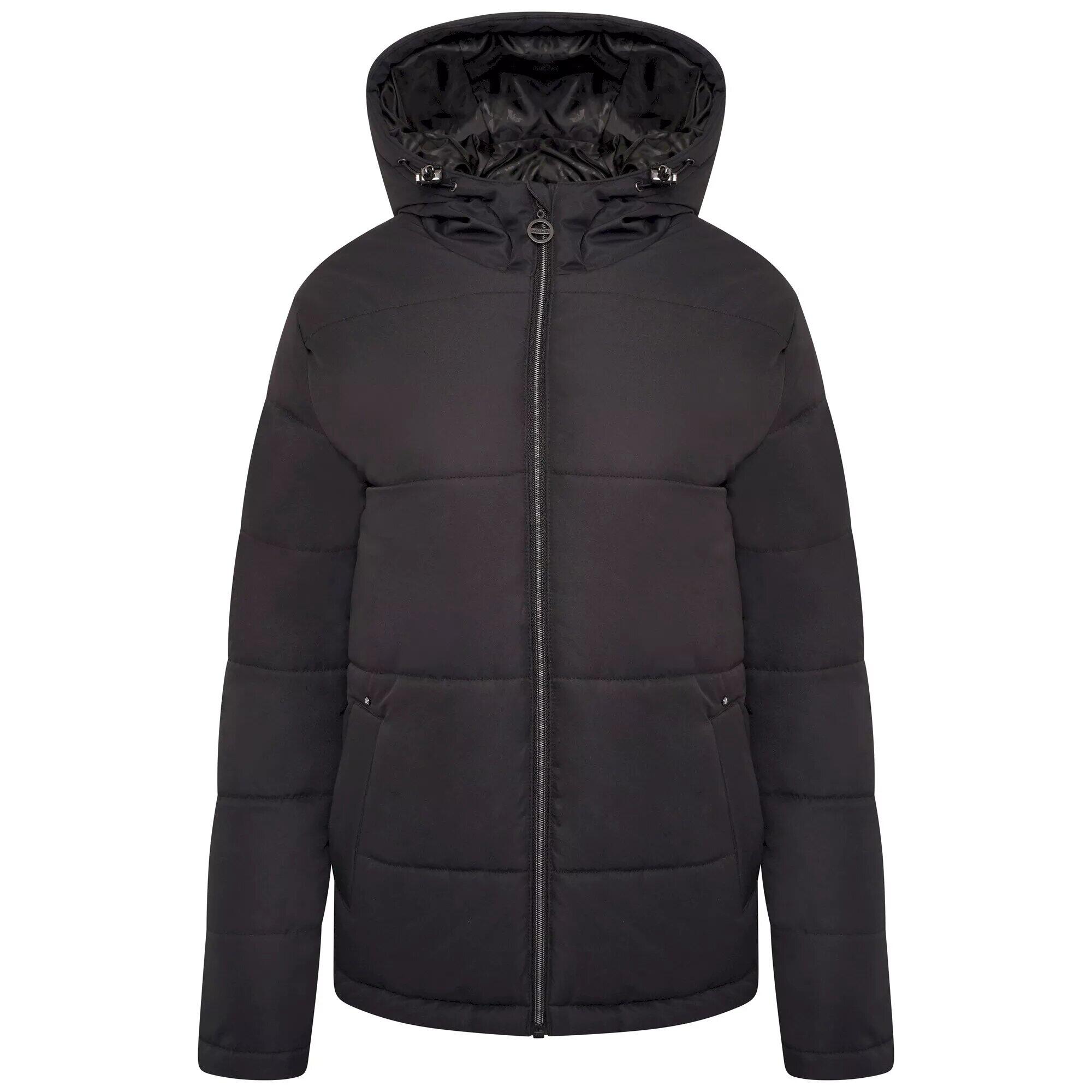 Womens/Ladies Luxuriate Waterproof Padded Jacket (Black) 1/4