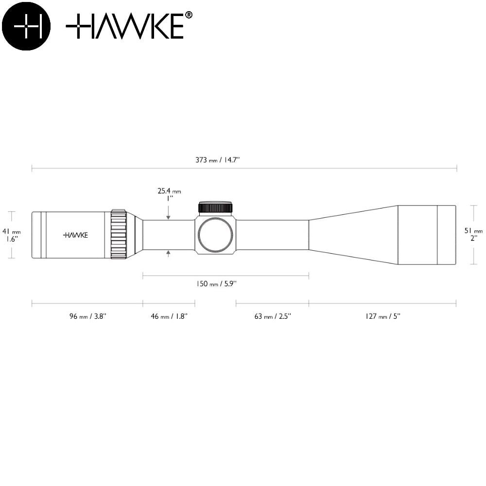 Ottica Hawke Vantage SF 6-24X44 3/7