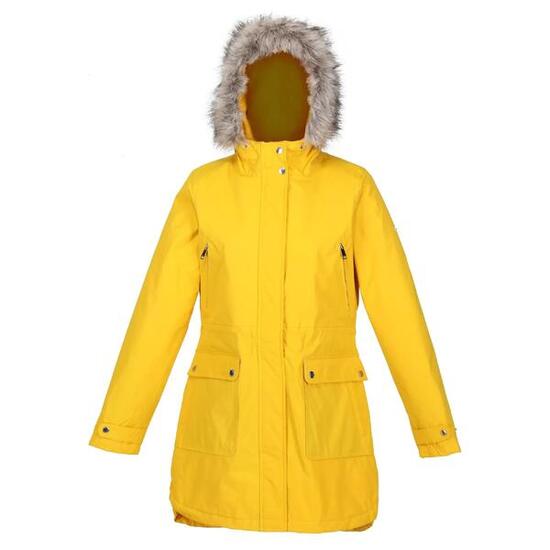 Parka Motif/style Bord Duveteux SABINKA Femme (Coucher De Soleil)
