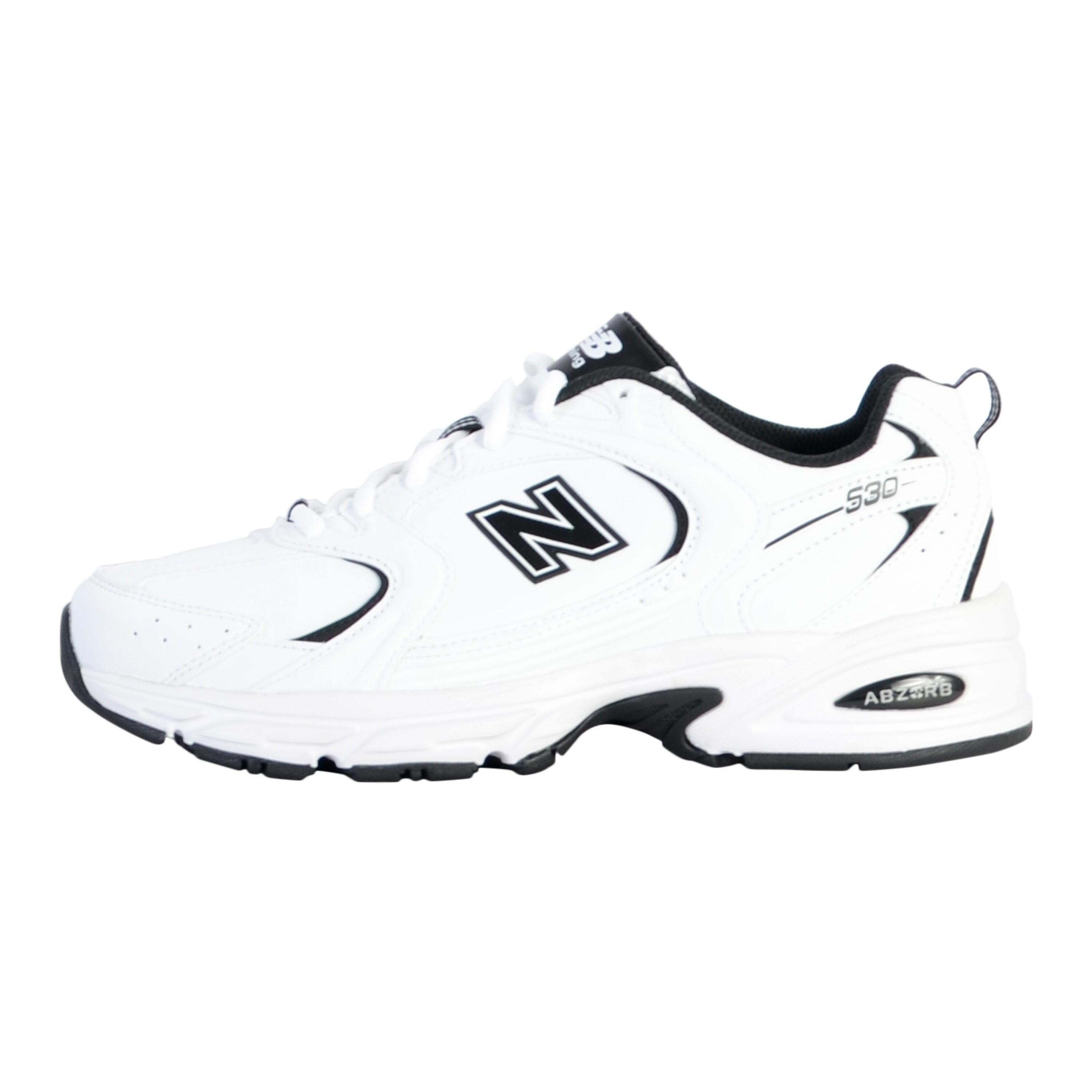NEW BALANCE Shoes  530 White Black Leather