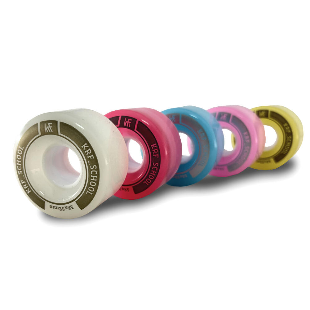 Pack de 2 Ruedas KRF School para Patines Paralelos Y Krf School Tamaño 58×32 Mm 4/4