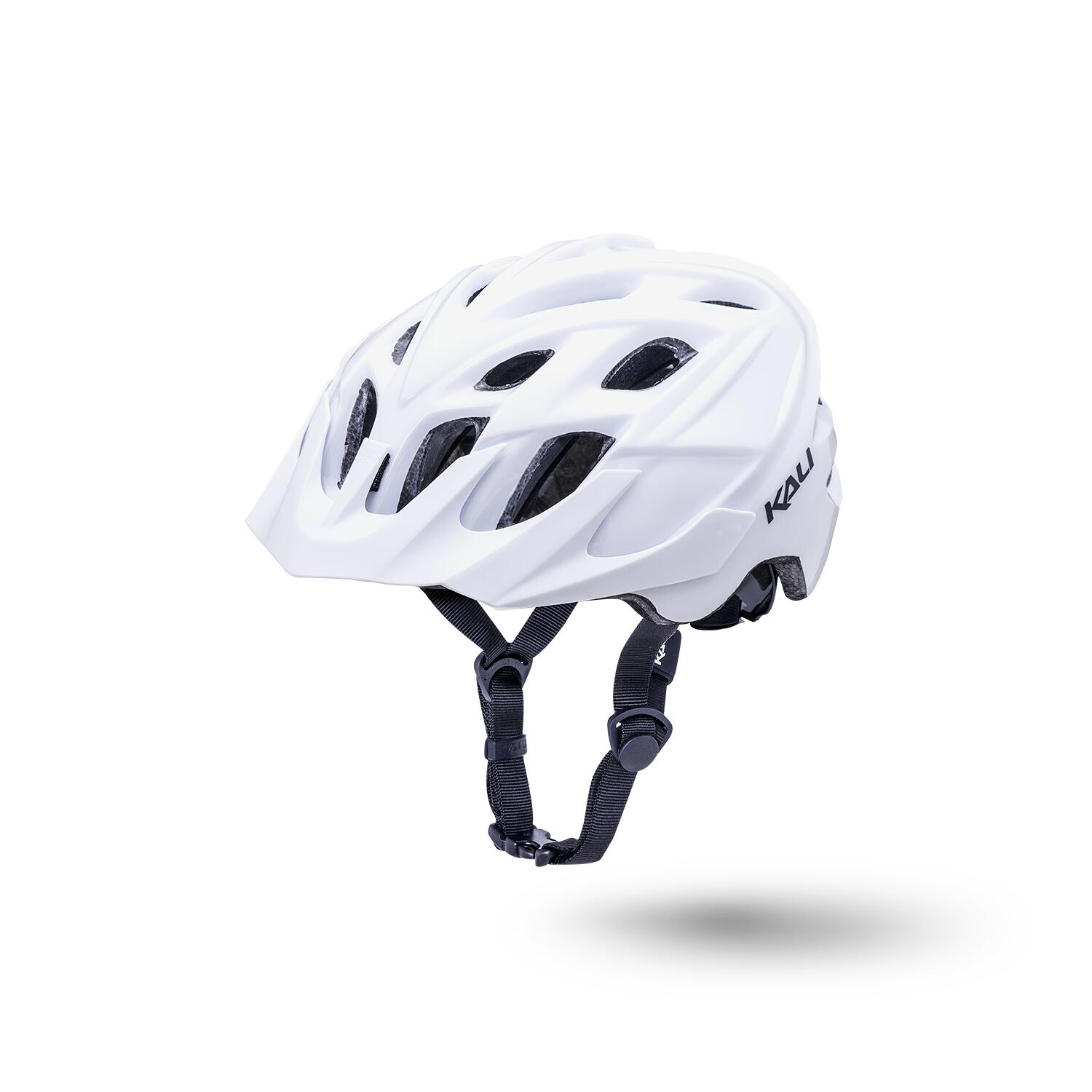 Kali Chakra Solo Trail Helmet - Solid White 1/3