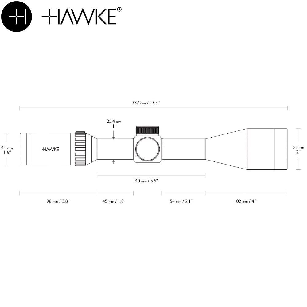 Mira Hawke Vantage SF 3-12X44 3/6