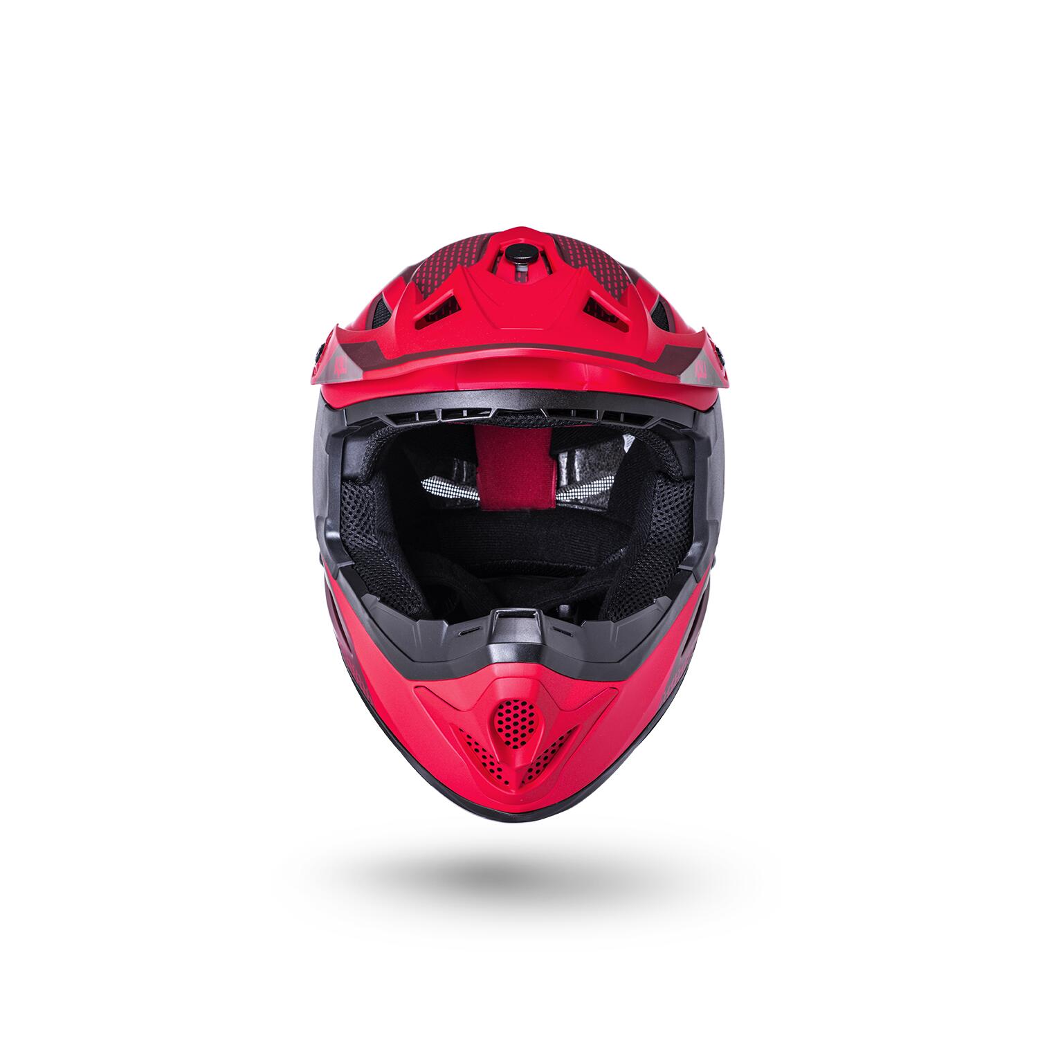 Kali Zoka Full Face Helmet - Dash Matt Red / Burgundy 4/5