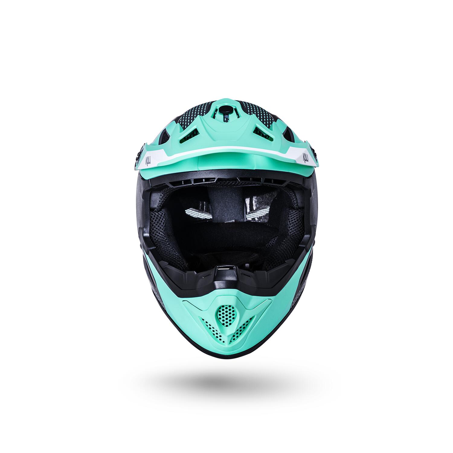 Kali Zoka Full Face Helmet - Dash Matt Seafoam / Grey 4/5