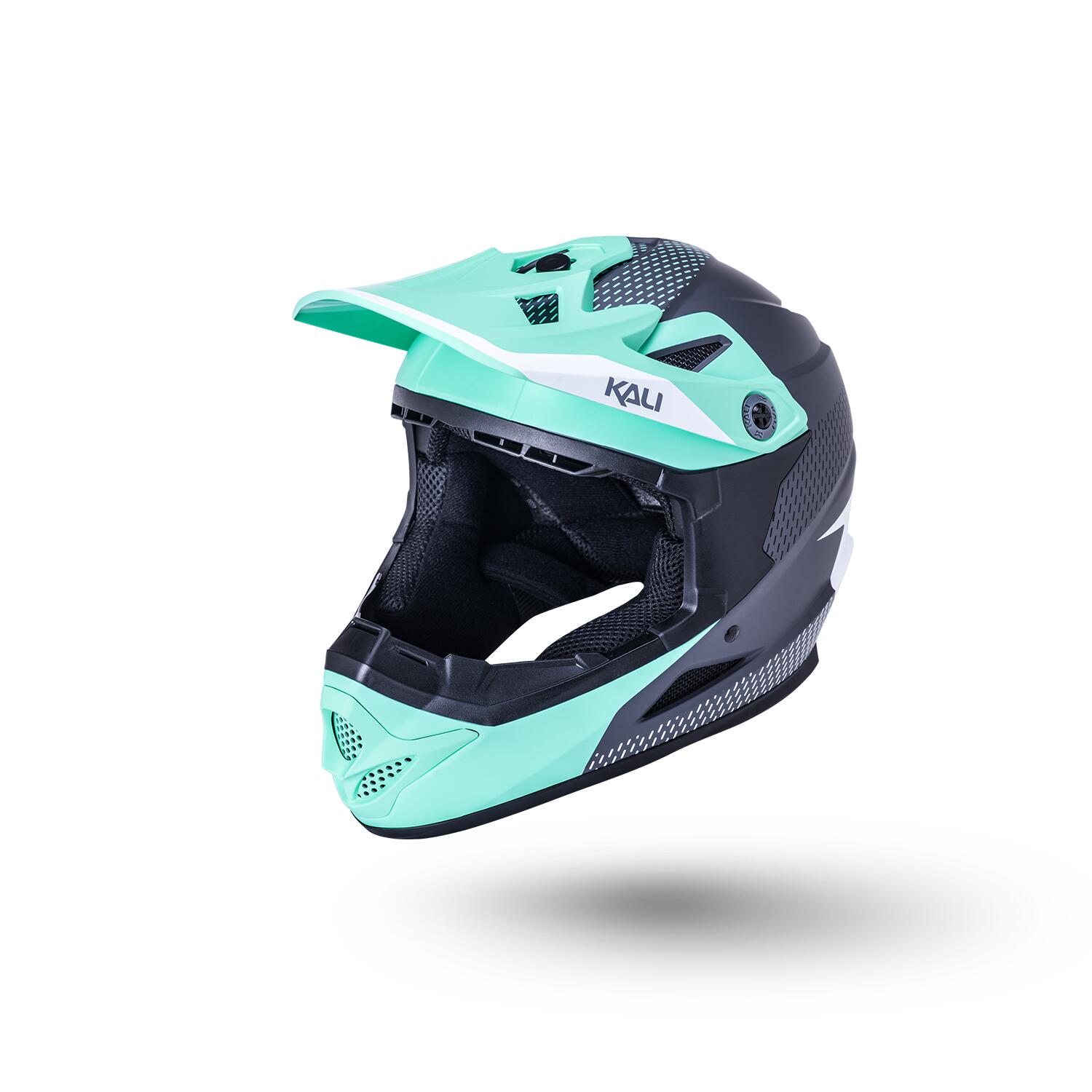 KALI Kali Zoka Full Face Helmet - Dash Matt Seafoam / Grey