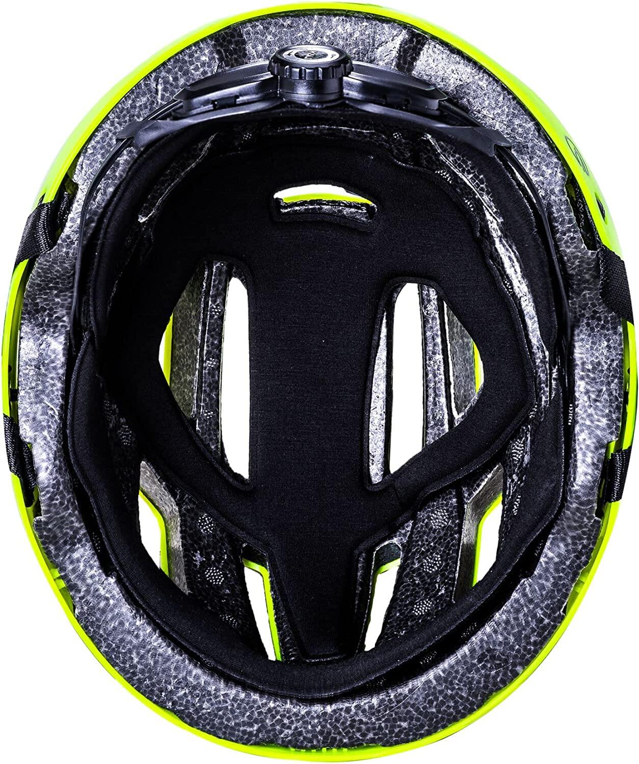 Kali Cruz+ Urban Helmet - Solid Matt High Visibility Yellow 4/4