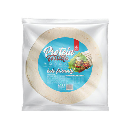Wegańskie placki Tortilla Cheat Meal odpowiednie dla diety ketogenicznej 6x40g