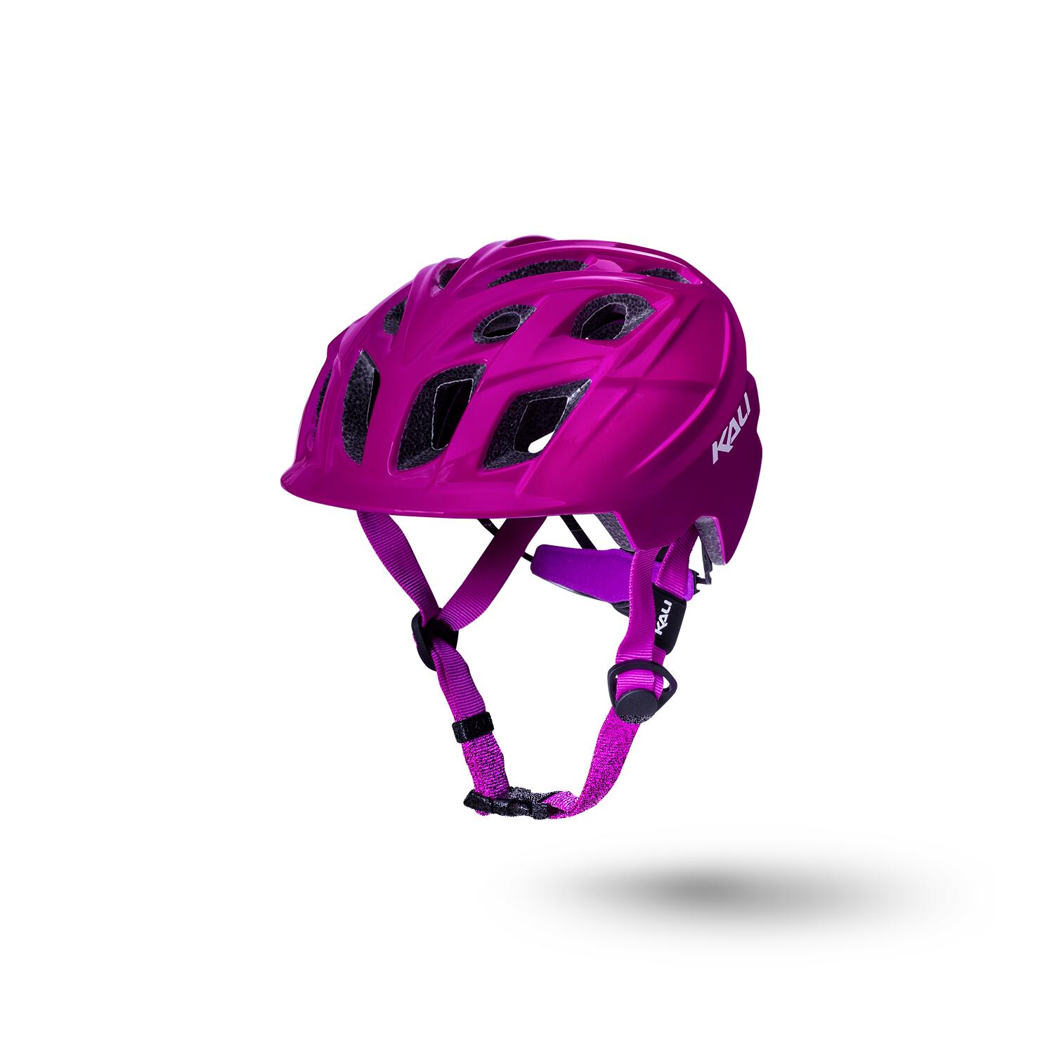 Kali Chakra Child Helmet - Solid Pink 1/2