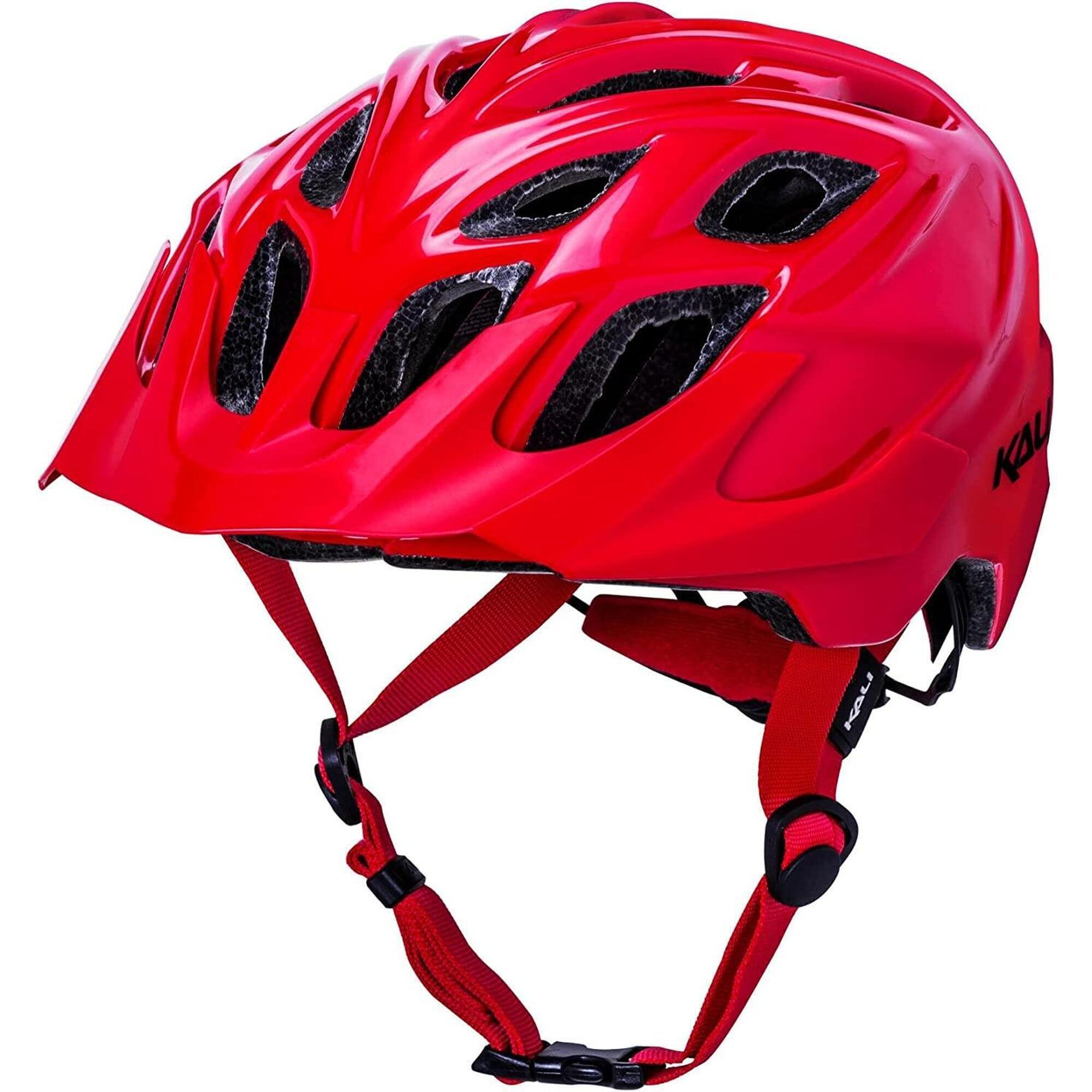 Kali Chakra Solo Trail Helmet - Solid Gloss Red 1/1