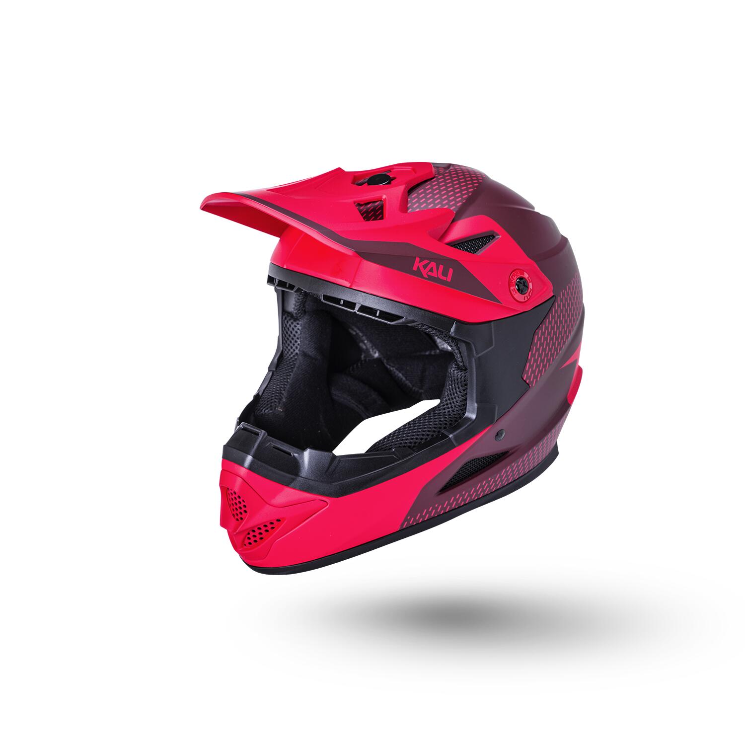 KALI Kali Zoka Full Face Helmet - Dash Matt Red / Burgundy