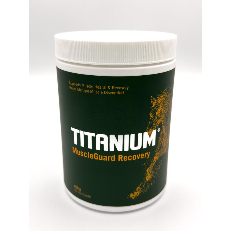 TITANIUM® MuscleGuard Recovery 450g, protecteur musculaire et récupérateur.