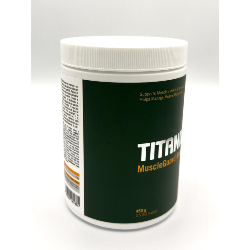 TITANIUM® MuscleGuard Recovery 450g, protecteur musculaire et récupérateur.