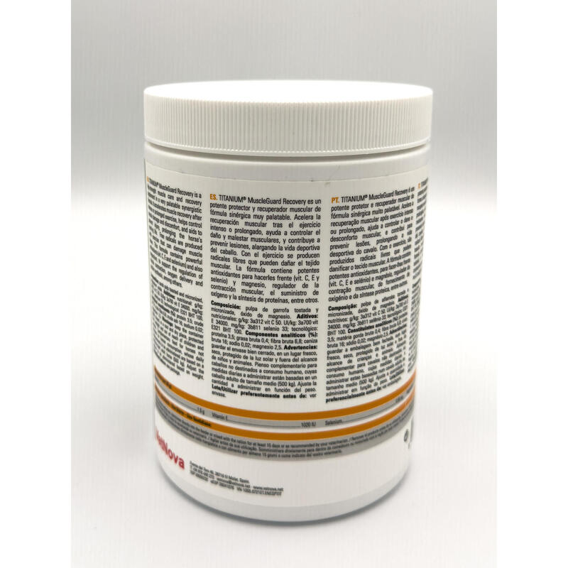 TITANIUM® MuscleGuard Recovery 450g, protecteur musculaire et récupérateur.