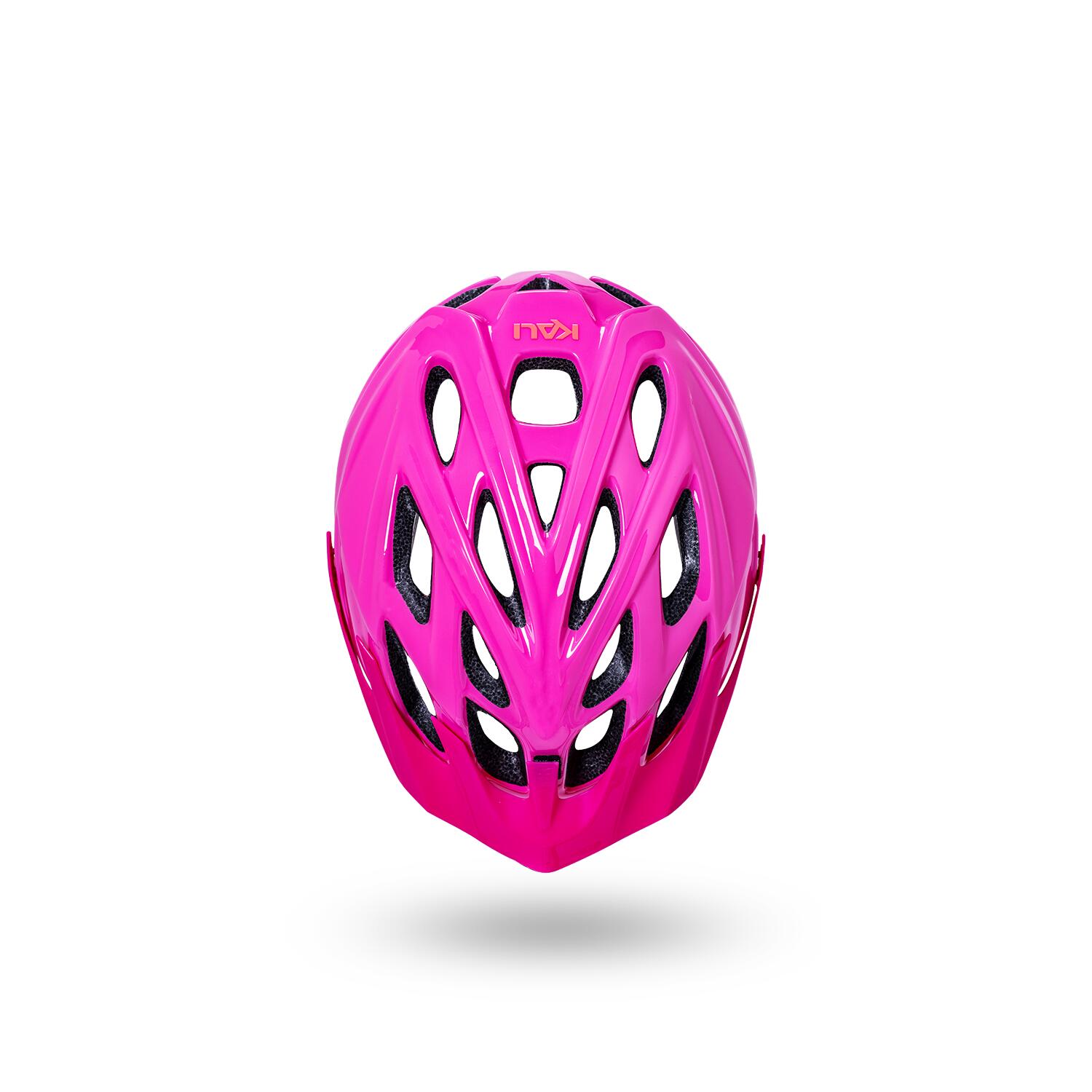 Kali Chakra Youth Helmet - Solid Gloss Rasberry 2/4