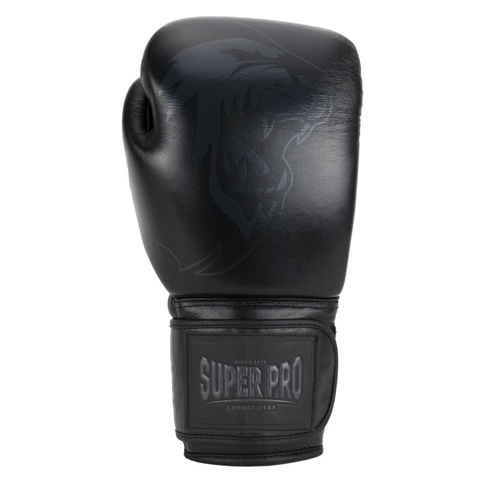 Super Pro Combat Gear Legend Lederen (kick)bokshandschoenen Zwart 3/4