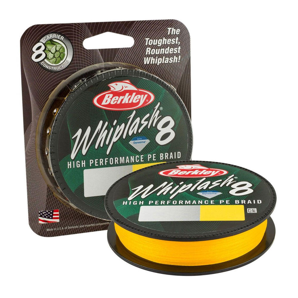 BERKLEY Berkley Whiplash 8 Braid - Yellow-300m-0.14mm