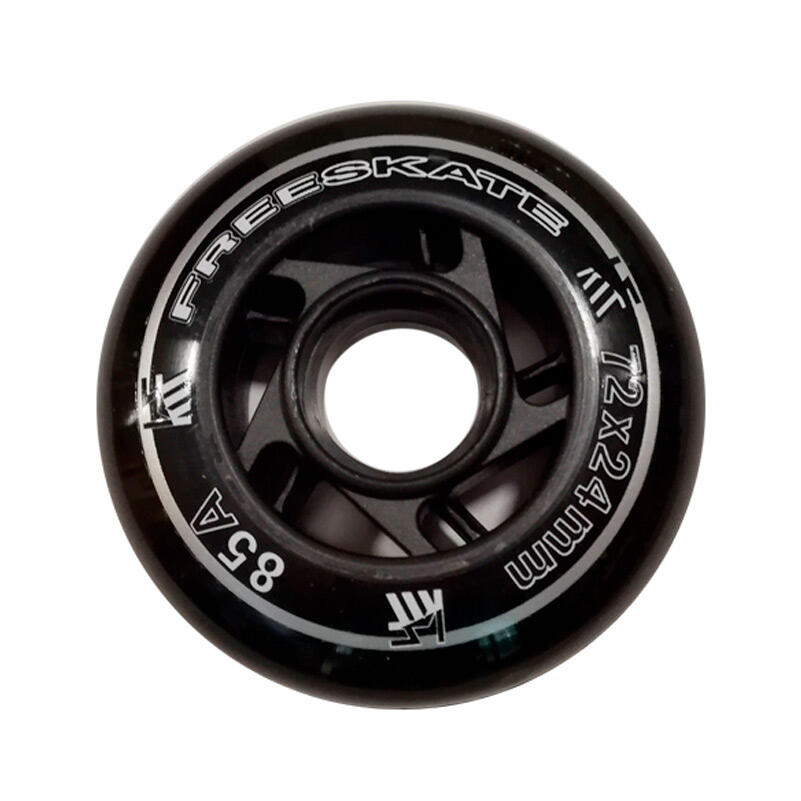 KRF Pack De 4 Ruedas Para Patín Krf First Tamaño 64Mm Dureza: 85A Negras