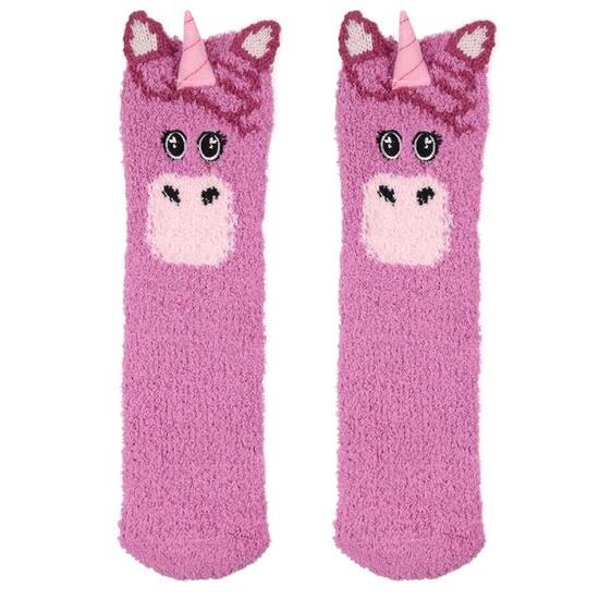 Chaussettes Motif/style Licorne MUDPLAY Enfant (Violet)