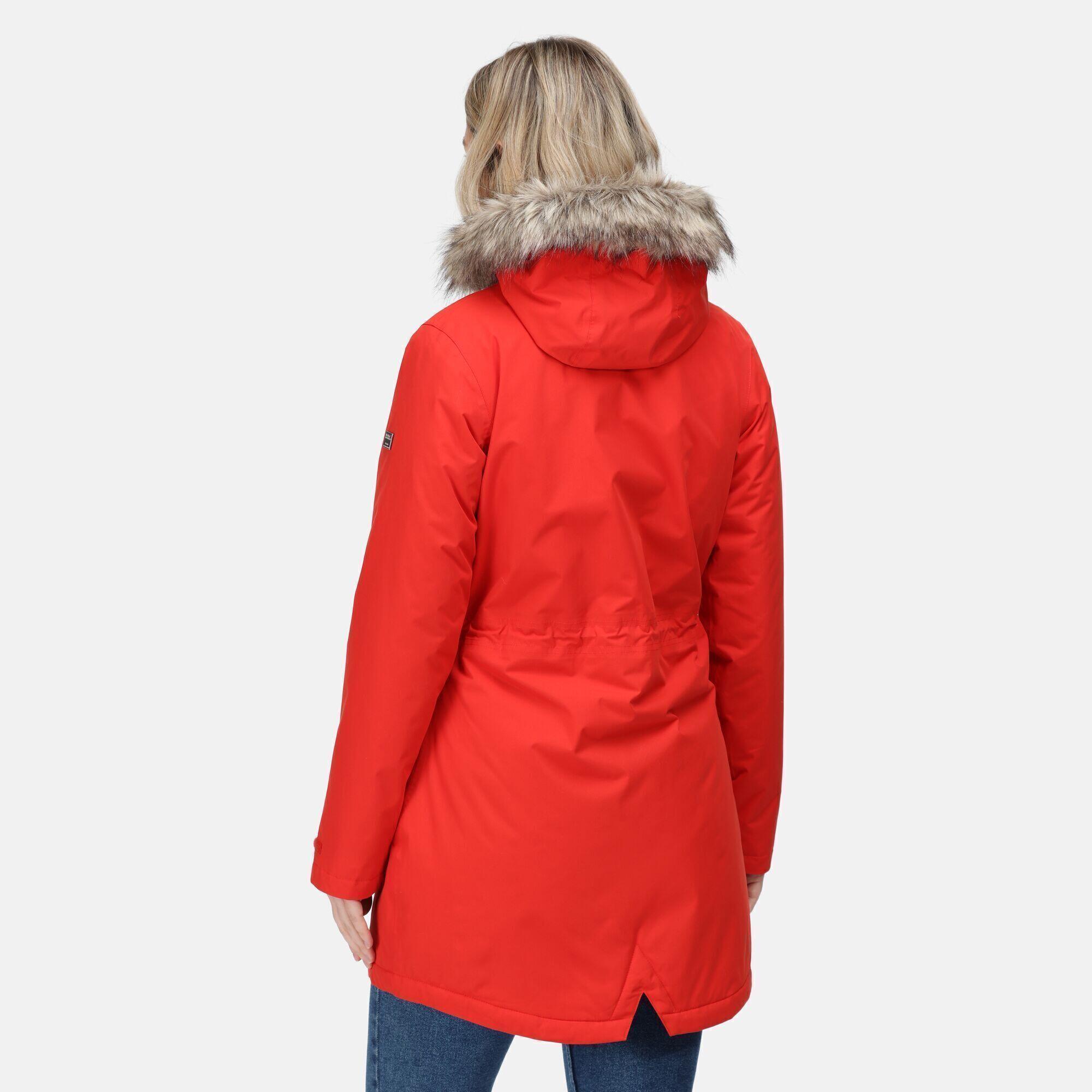 Women's SERLEENA insulated jacket (Bright red)