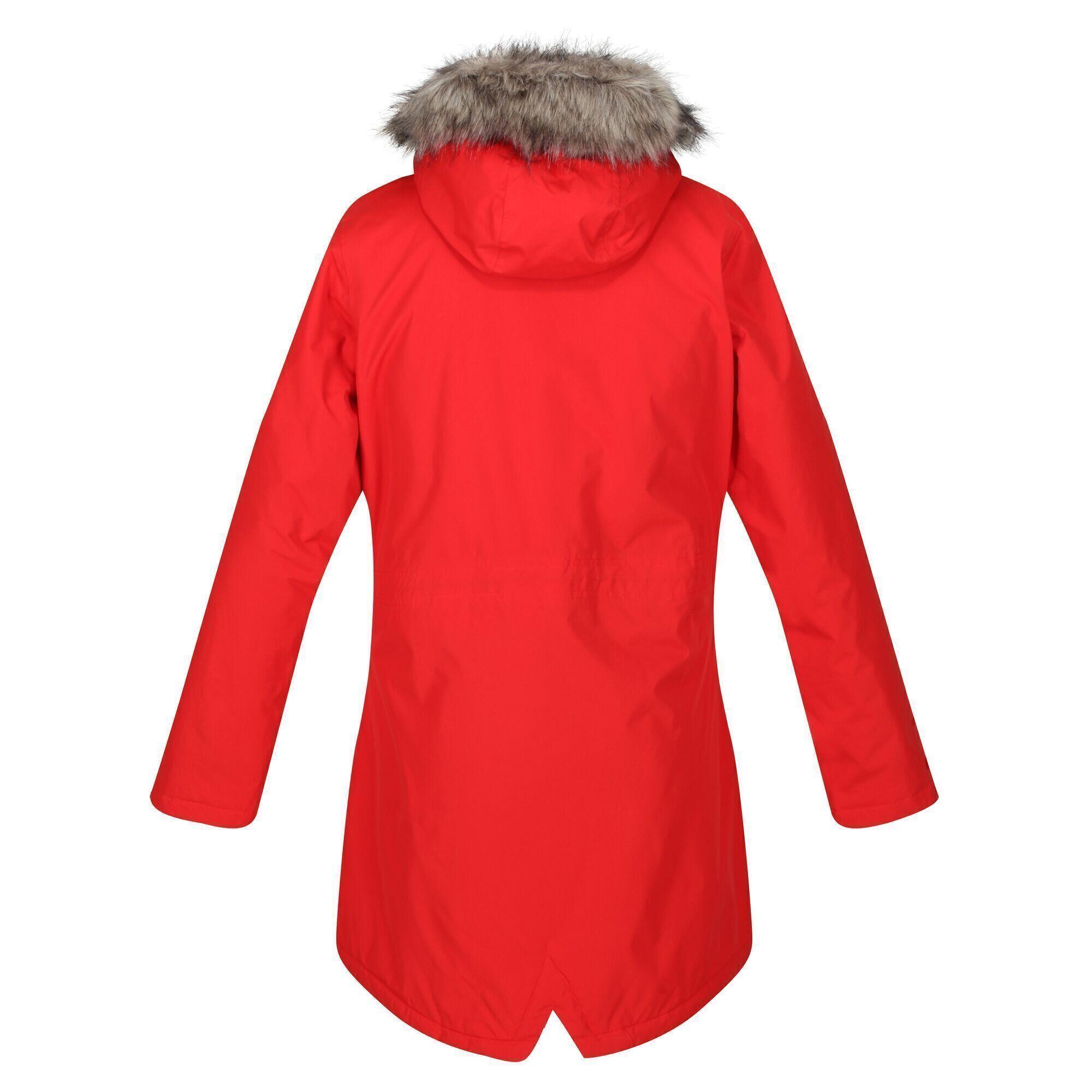 Women's SERLEENA insulated jacket (Bright red)