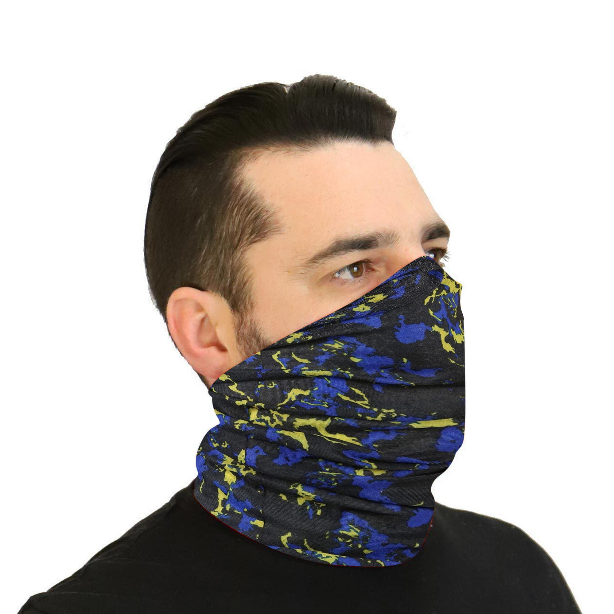 Childrens/Kids Granite Effect Multiway Snood (Black) 2/4