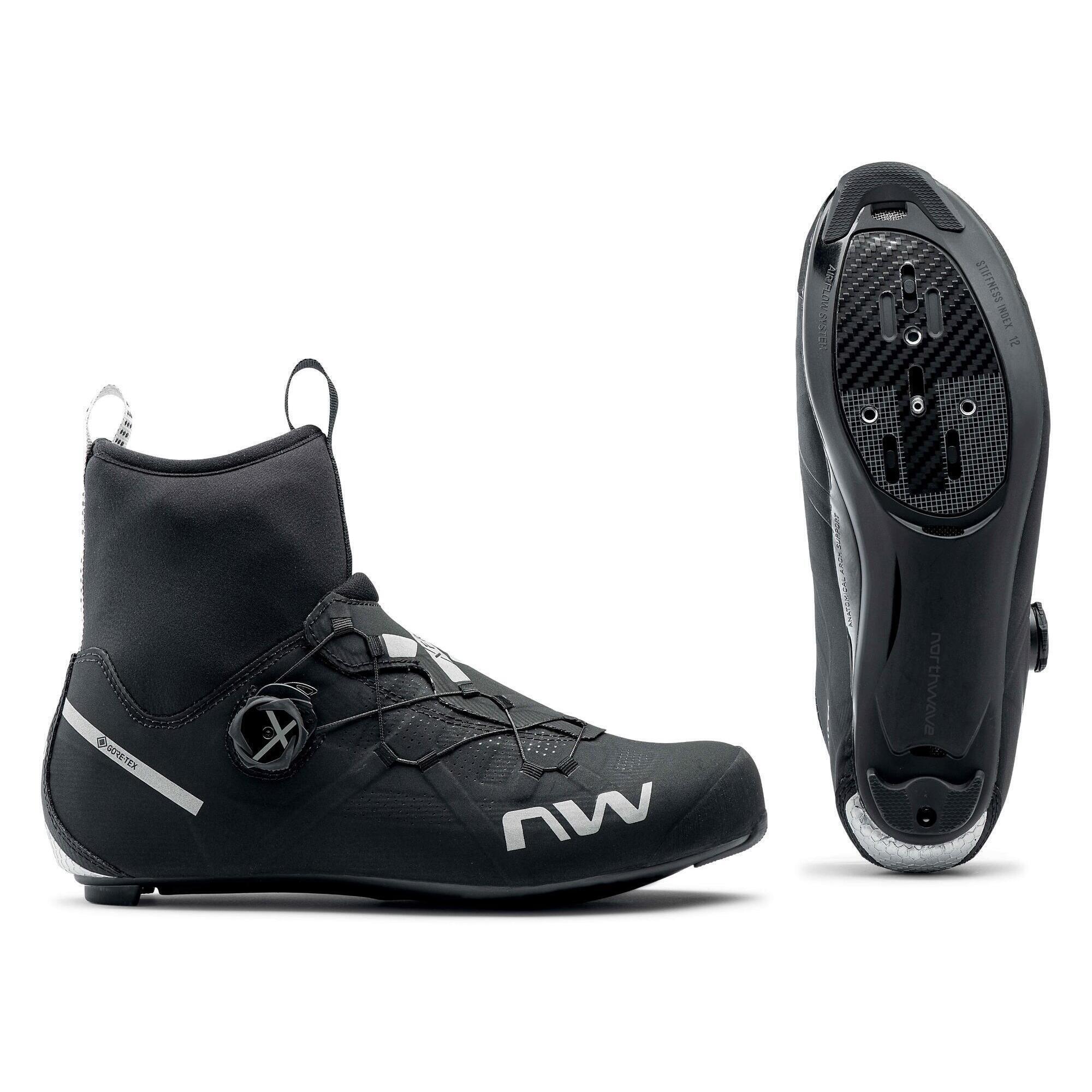 SIDEBIKE Chaussures VTT Vélo tout terrain Fibre de Carbone Etanche