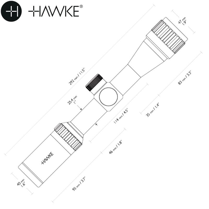 MIRA DE TIRO HAWKE VANTAGE 2-7X32 AO