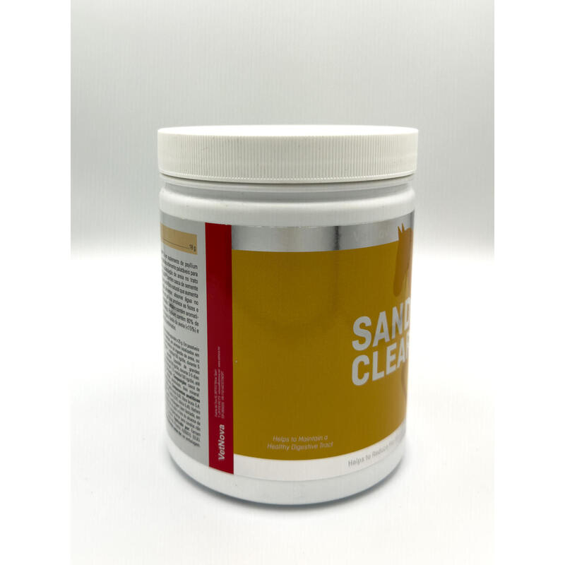 SANDCLEAR ™ 1,25kg, suplemento de Psyllium para eliminar a acumulação de areia.