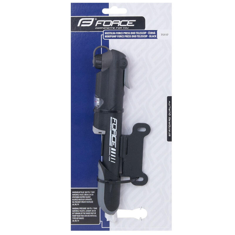 Pompka rowerowa z manometrem Force Mano Basic Duo 5/5