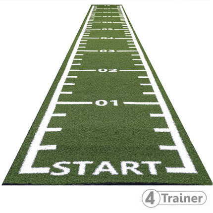 PISTE EN GAZON - 1 m - CURLED – Poils Courts - Vert