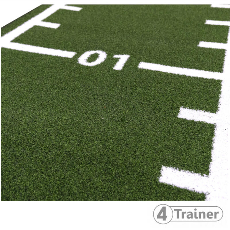 PISTE EN GAZON - 1 m - CURLED – Poils Courts - Vert 4/6