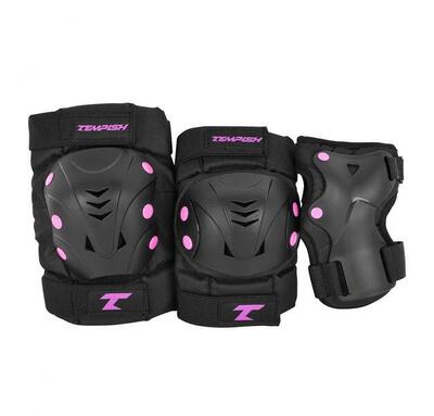 Tempish - taky - skatebescherming - 3-pack - volwassenen - zwart - l