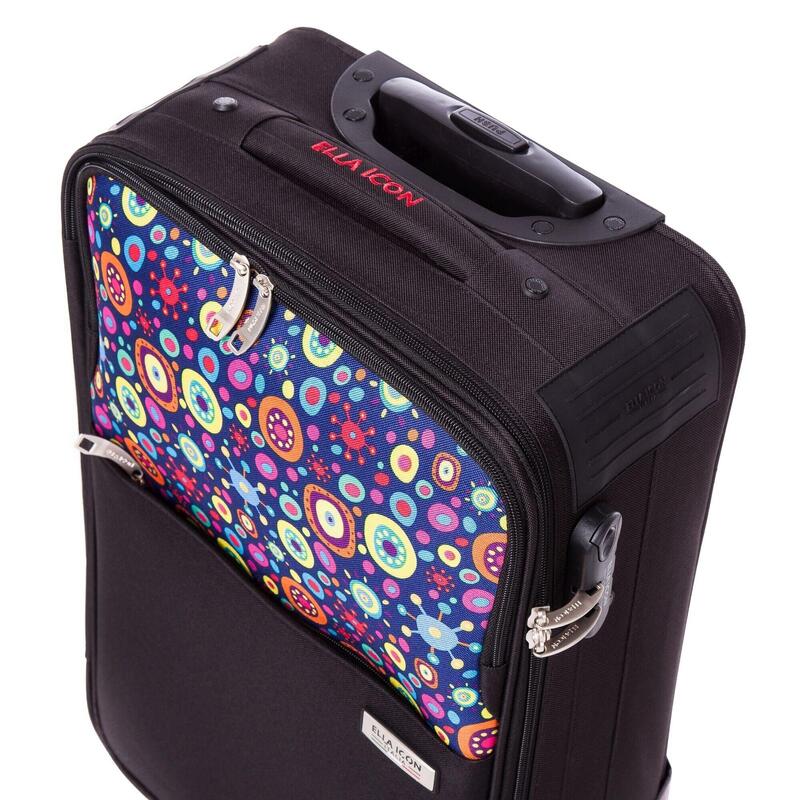 Ella Icon Troler Neo Negru Cu Print 54X35X17 Cm 1179