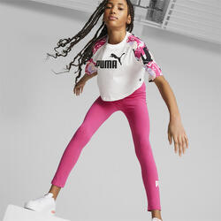 Essentials Leggings mit Logo Mädchen PUMA Black PUMA - DECATHLON