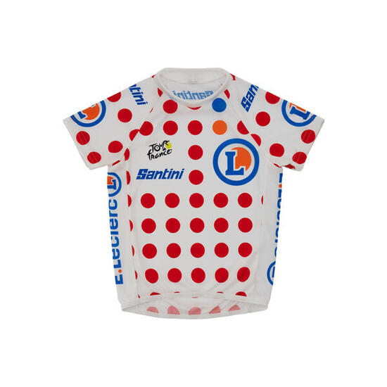 Cicismo di Maillot Santini Baby Tour de Franco GPM Blanco-Rojo