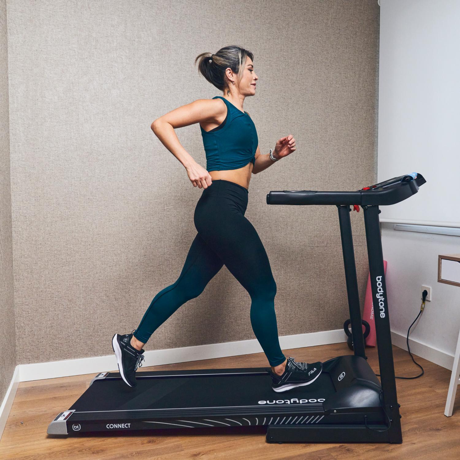 Cinta de correr plegable Bodytone AR200C-G conectada Bluetooth gris 12km/h 2/9