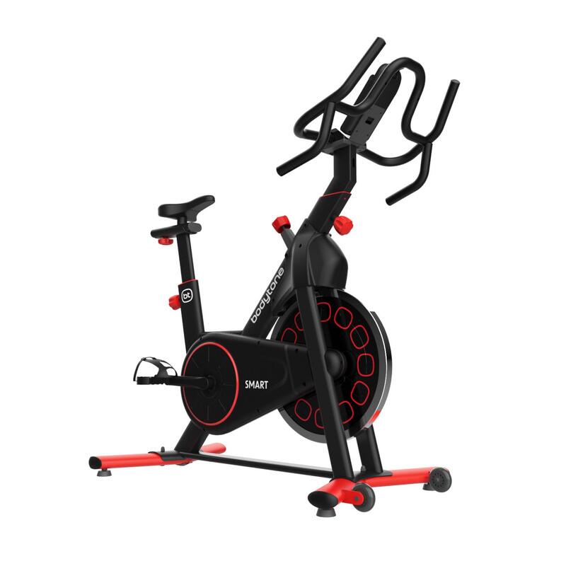 Indoor fiets slim Bodytone AB300SM-R rood vliegwiel 18kg