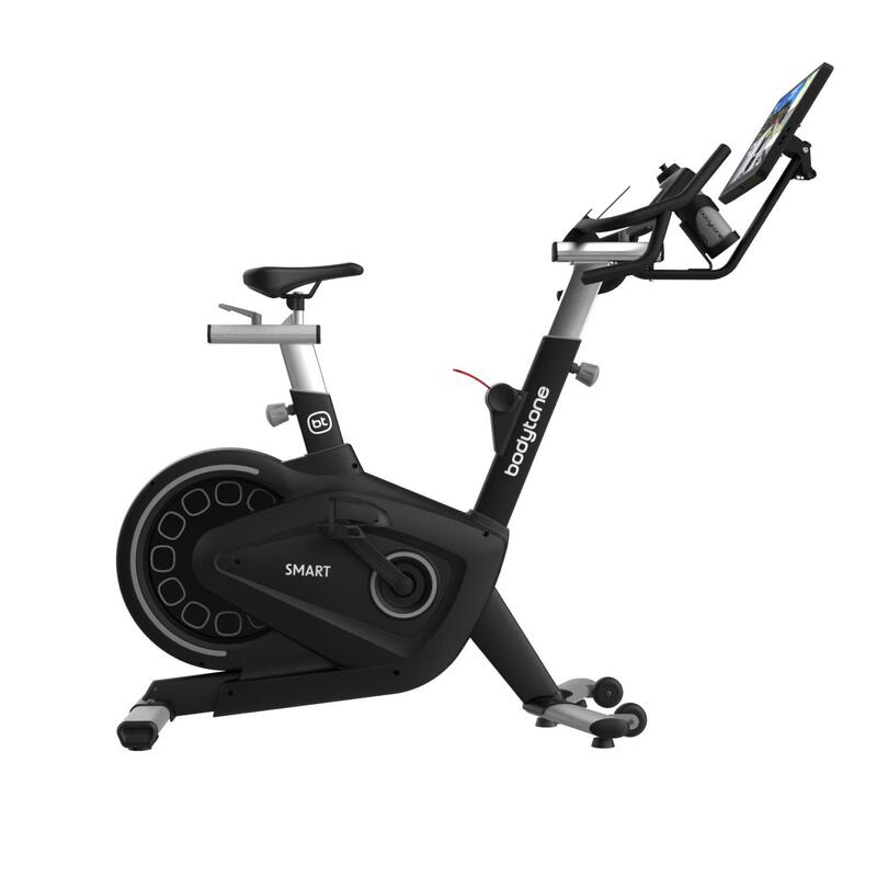 Transeúnte ambiente sufrimiento Bicicleta indoor spinning Bodytone AB400SMS-G pantalla inteligente 22kg |  Decathlon