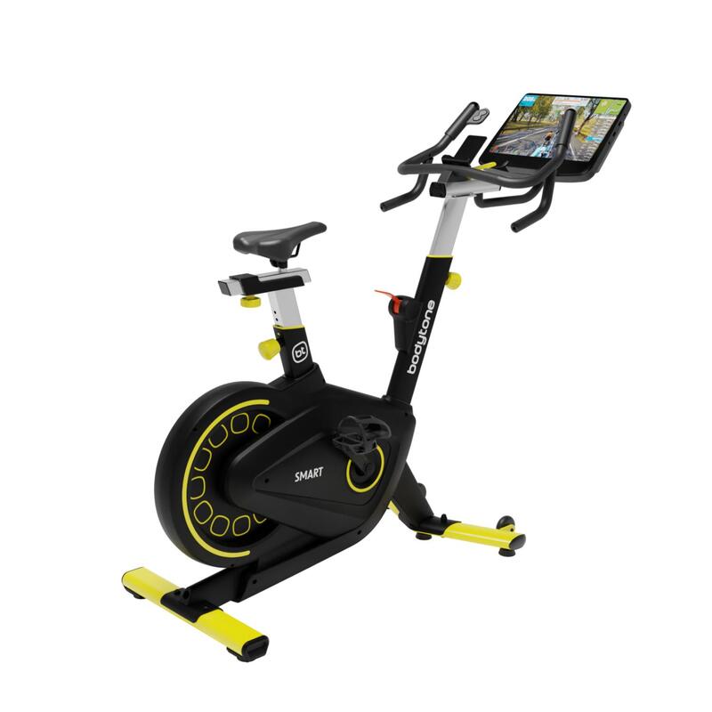 Bicicleta estática indoor Bodytone AB400SMS-Y pantalla inteligente 22kg