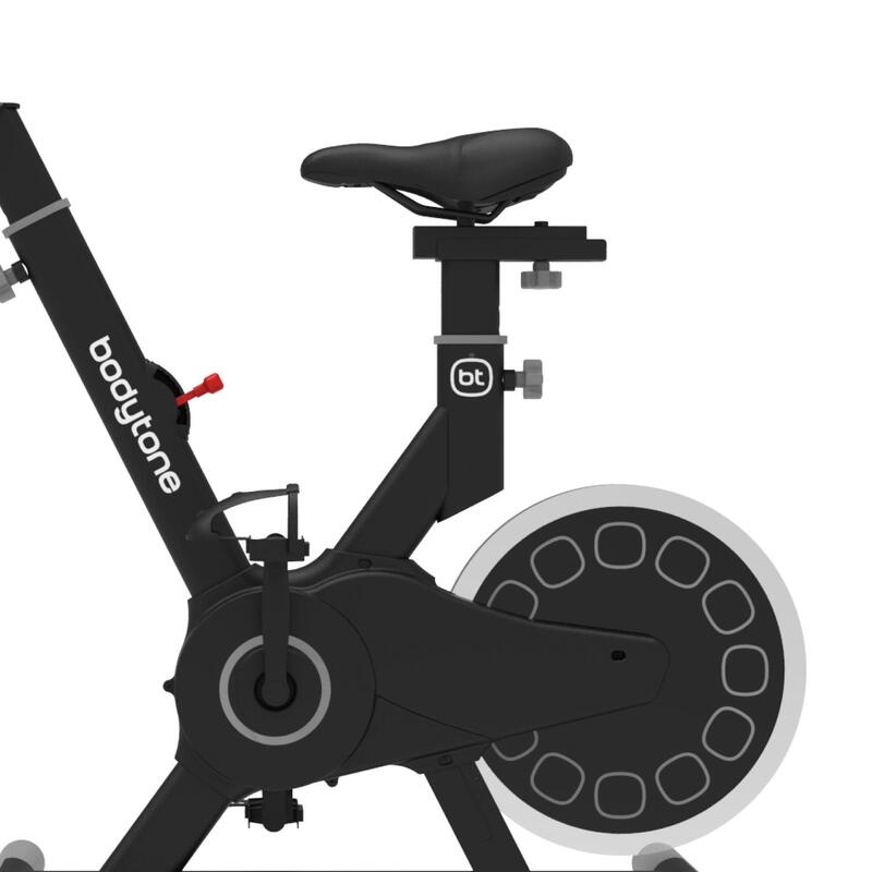 Bicicleta para interior Bodytone AB100-BG volante cinzento 14kg