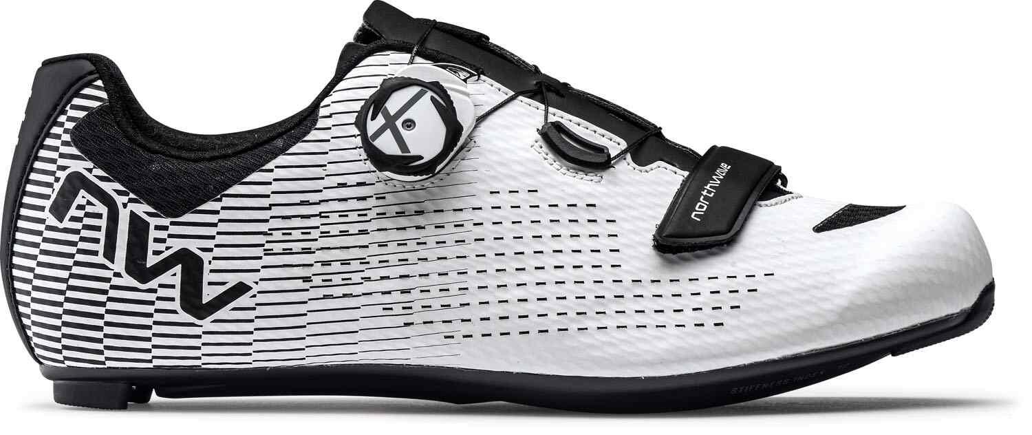 Buty rowerowe szosowe męskie NORTHWAVE Storm Carbon 2 biało czarne 2/4