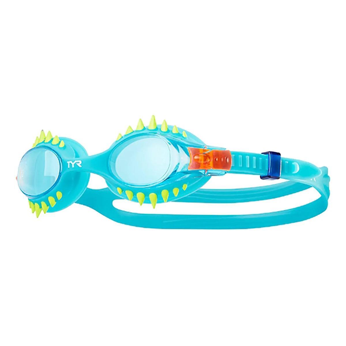 Óculos de Natação TYR Kids Swimple TM Spikes - Azul/Turquesa 1/2