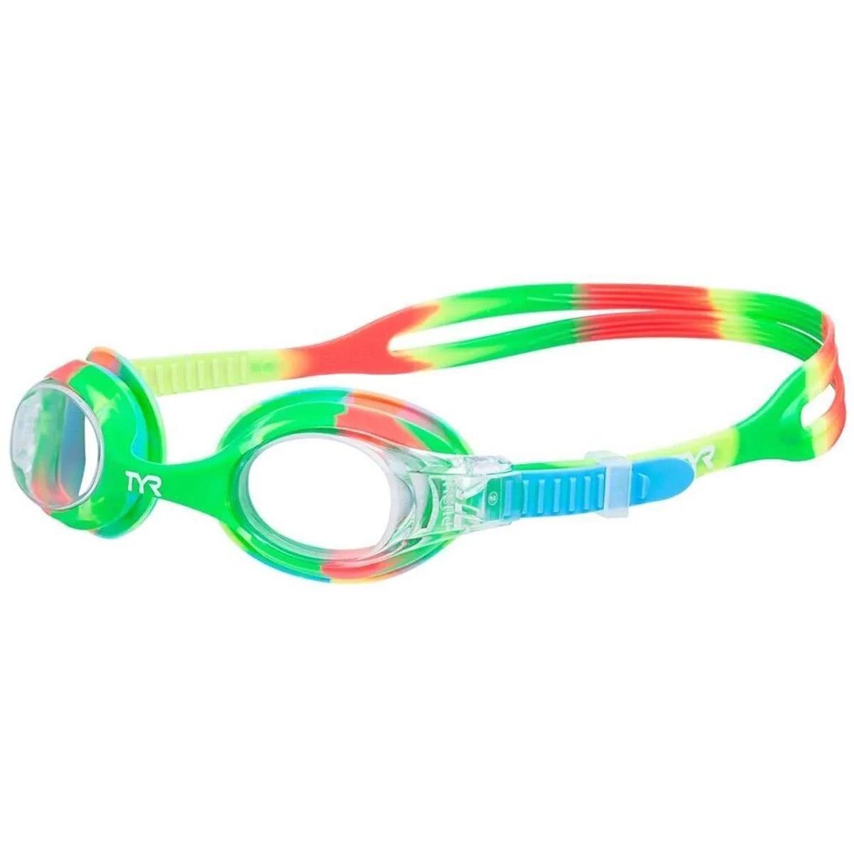 TYR TYR Kids Swimple Tye Dye Goggles - Green/Orange