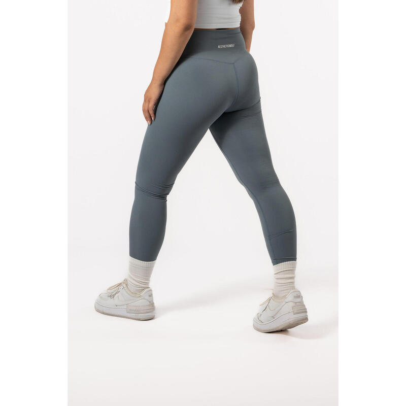 Flux V2 Legging Fitness - Dames - Niagara Blauw