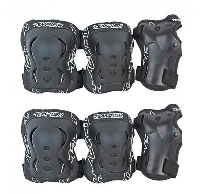 Tempish - fid - skatebescherming - 3-pack - volwassenen - zwart - m