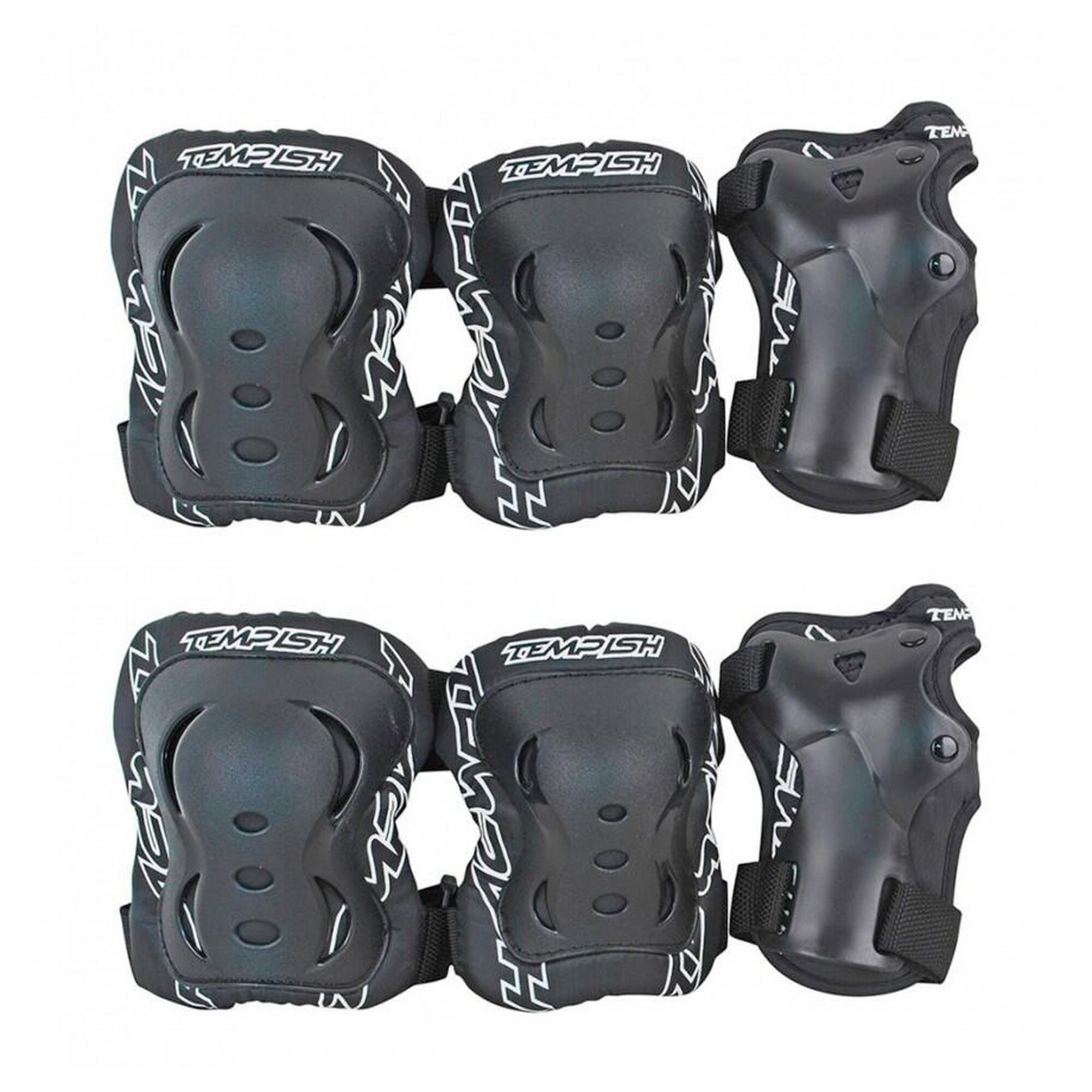 TEMPISH Tempish - Fid - Chrániče na brusle - 3 kusy - Dospělí - Černá - L