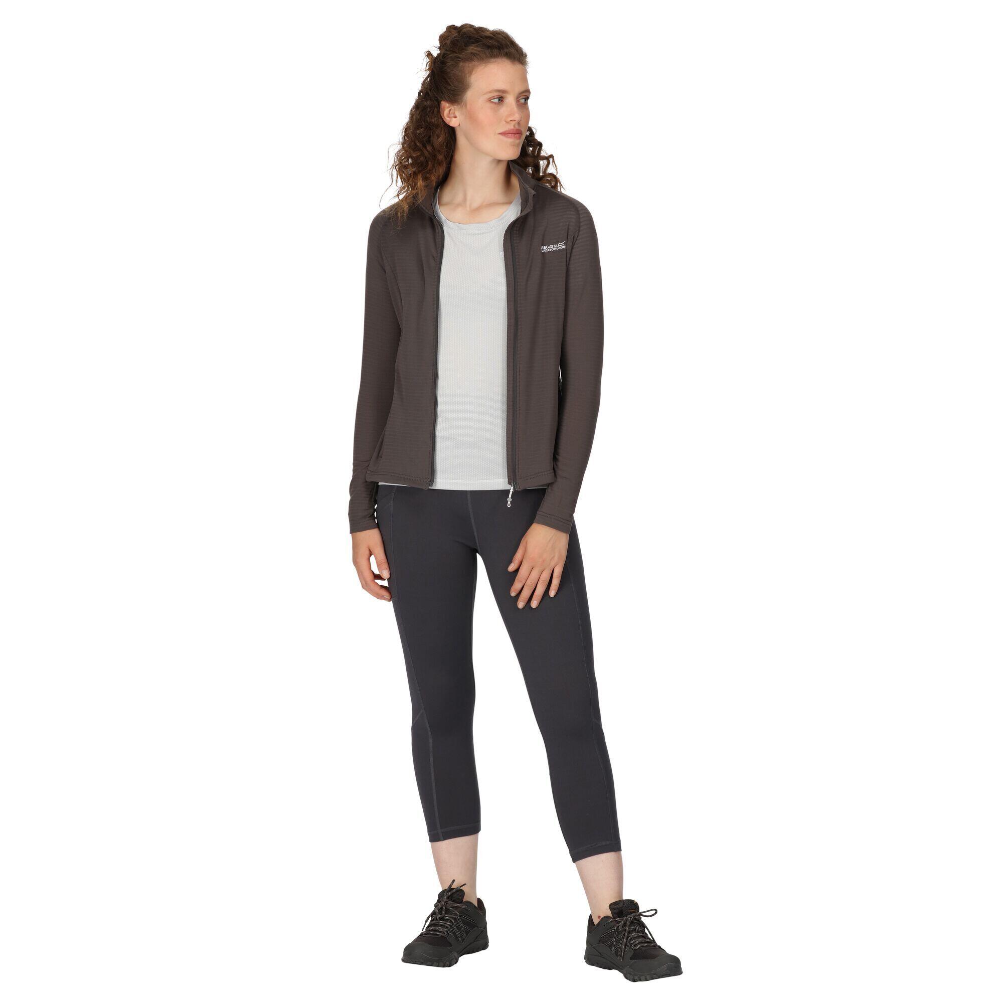 Sportshirt Highton Lite II Powerstretch Laufsport Damen Seal Grey Ohne 4/7