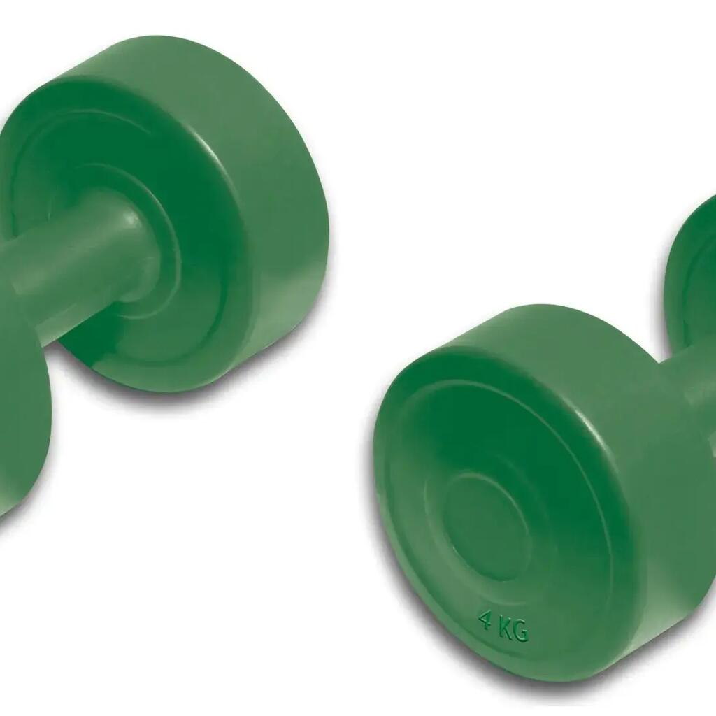 Vinyl Dumbbells Pair – 4 Kg (Total 8 Kg) – Strength Building