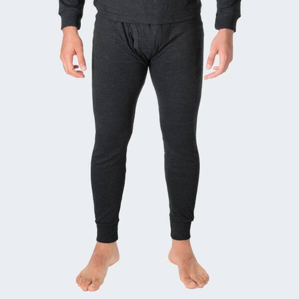 3 pantalons thermiques | Sous-vêtements | Hommes | Anthracite